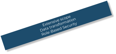 Extensive scope Data transformation Role-Based Security
